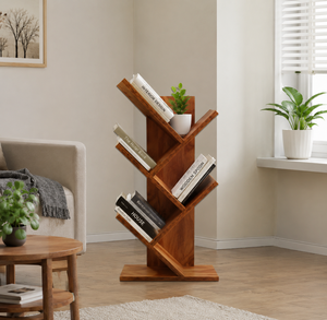 Modern Wooden Ladder <b>Shelf</b> 3-Tier Freestanding Bookcase Scandinavian Design Space Saving Living Room Furniture - Product Image 5