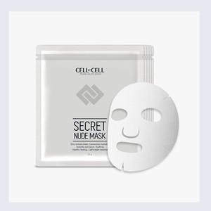 แผ่นมาส์กหน้าเกาหลี K-Beauty Cell By Cell Secret Nude Mask 5 แผ่น ผลิตในเกาหลี 23 กรัม บำรุงผิวหน้า - Product Image 3