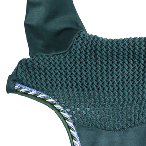 Cache-oreilles personnalisé en maille pour cheval, respirant, imperméable, anti-mouches, protection frontale, performance premium pour l'équitation, réduction du bruit - Product Image 3