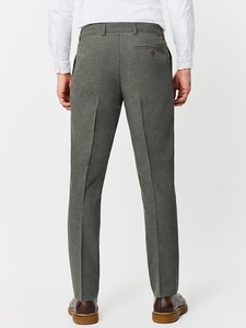 Italian Style <b>Mens</b> Naples <b>Trousers</b> High Waist Side Buckle Pant Fitness Double <b>Pleated</b> <b>Mens</b> Business Dress Pants - Product Image 4