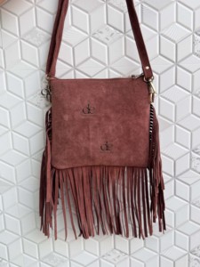 Latest Arrival Hair on Hide Fringe Cowhide Leather Sling <b>Bag</b> Handmade Patches Handbag Cross body Fashion Gypsy Stylish <b>Bags</b> - Product Image 3