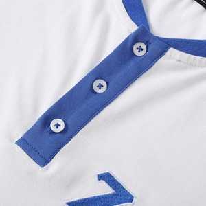 Zeta Phi Beta White Premium Henley Shirt Women Short Sleeve Greek Sorority Apparel Embroidered Letters Stylish Fit - Product Image 5