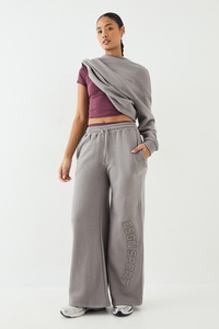 Damen Weite Jogginghose mit Hoher Taille und Kordelzug Lässige Loose-Fit Loungehose Gerade Beine Jogger-Hose Großhandels-Outfit - Product Image 6