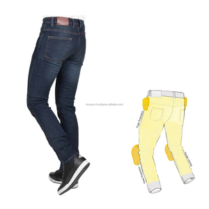 New Design Vintage Casual Washed Stretch Riding Pants Cheap Price Kevlar <b>Biker</b> Motorcycle <b>Jeans</b> For <b>Men's</b> Wear OEM Design - Product Image 5