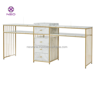 Fashionable MDF New Modern Vietnam Customized Color Eco-Friendly Durable Plywood <b>Nail</b> <b>Tables</b> for <b>Nail</b> Salon - Product Image 6