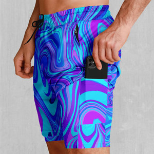 Shorts de sublimation pour hommes à séchage rapide et respirants avec votre logo, style unique, shorts de sublimation pour hommes sur mesure - Product Image 3