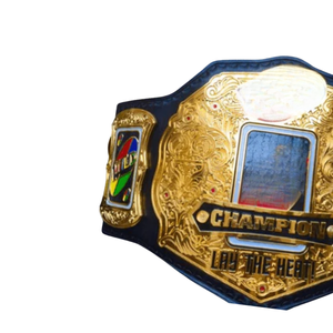 Ceinture de championnat de lutte personnalisée Lay the Heat, ceinture de titre dorée de qualité supérieure, objet de collection sportif personnalisé - Product Image 4
