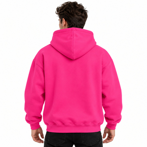 Nouvelle Arrivée 2026 – Sweat à Capuche Homme Hiver en Molleton Uni 100% Coton Coupe Oversize Respirant avec Poches Anti-Rétrécissement Personnalisable - Product Image 3