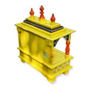 Templo de madera pintado a mano decoración del hogar para un ambiente hogareño elegante - Product Image 1