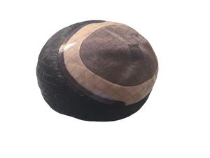 Taz Cheveux Bangladesh Hommes Mono Moyen Cheveux Humains Toupet Perruque Prothèse Remy Indien Crépus Droite Vague Profonde Vague Naturelle Doux - Product Image 3