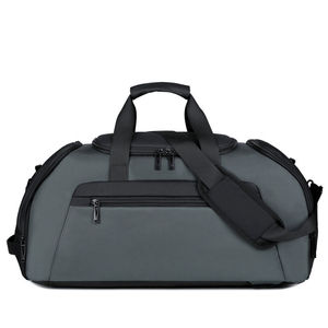 Cheap Price Unisex Nylon <b>Backpack</b> 30-40L Zipper Closure Adjustable <b>Strap</b> Durable Casual Solid Black Design Travel Bag - Product Image 4