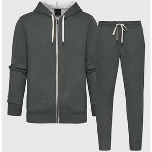 Survêtement unisexe bleu et vert fluo avec blocs de couleur, fermeture éclair sur toute la longueur, style sportif décontracté pour l'automne avec poches latérales - Product Image 5