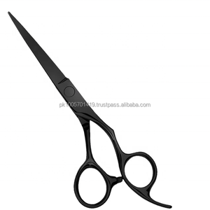 Vente en gros de ciseaux de coiffure professionnels de nouvelle conception, noirs, taille personnalisée, ciseaux à cheveux, ciseaux de barbier professionnels - Product Image 5