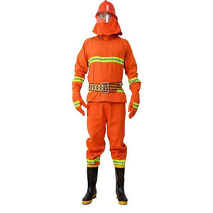 Traje de Bombero Ignífugo de Poliéster y Algodón Transpirable de Secado Rápido Unisex para Protección y Seguridad - Product Image 4