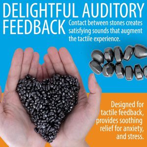 ก้อนกรวดสีโป๊วแม่เหล็กเหนือหินเฟอร์ไรต์1100แม่เหล็กอ่อนสำหรับผู้ใหญ่ที่น่าพอใจประสบการณ์ประสาทสัมผัส - Product Image 2