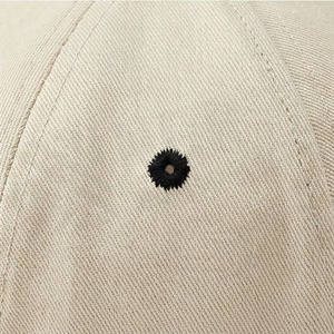 Unisex 6-Panel <b>Baseball</b> <b>Cap</b> Beige <b>Black</b> Brim Cotton Yarn Fitted Casual Hat Adult Solid Color Four Seasons Wear - Product Image 5