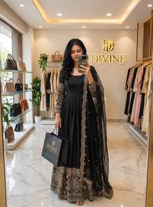 เปิดตัวผ้าไหมจีนที่กำลังมาแรง gwon & pent & dupatta reddy ที่กำลังมองหาสำหรับผู้หญิง - Product Image 3