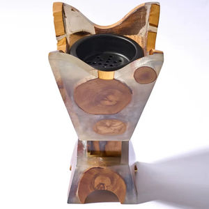 ArtisanVibe - Porta Incienso Mabkhara de Madera de Redwood Hecho a Mano - Incienso Aromático Indio Ecológico 100% Natural, Duradero y Orgánico - Product Image 1