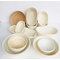 Cesta de Mimbre Ecológica Hecha a Mano para Fermentación de Pan, de Ninh Binh, para Hornear Pan
