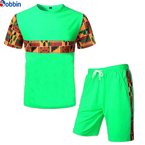 Conjunto Deportivo Informal Cómodo con Logotipo Personalizado, Conjunto de Pantalones Cortos para Hombre, Multicolor, 2 Piezas, Traje Deportivo para Verano y Otoño - Product Image 3