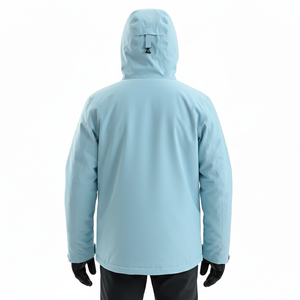 Veste de snowboard imperméable à capuche pour homme, design imprimé, coupe-vent, isolée, pour les sports d'hiver en plein air - Product Image 3