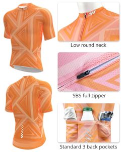 Maillot de cyclisme personnalisé pour hommes, manches courtes, pour vélo de route, marque privée OEM - Product Image 5