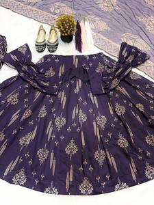Traje de corte Nayra con estampado Digital indio, conjunto de Sharara Kurti, 3 uds., Ropa Étnica cosida, tela Georgette, diseñador paquistaní, listo para usar - Product Image 2