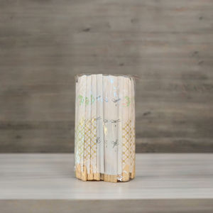 Traditional Round Wooden Disposable <b>Chopsticks</b> - Product Image 4