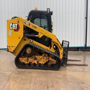 Chargeuse compacte sur pneus Cat 279D3 durable, équipement fiable pour l'agriculture, l'aménagement paysager, la construction et la manutention de matériaux lourds - Product Image 6
