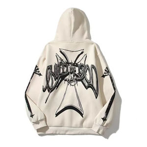 เสื้อฮู้ดผู้ชายคุณภาพสูง สไตล์สตรีทแวร์ กระเป๋าจิงโจ้แบบสั่งทำพิเศษ พิมพ์ลายทั่วตัว รุ่นปี 2026 - Product Image 4