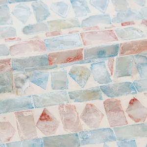 Mother Pearl Jewelry <b>Box</b> Pastel Geometric Shell Inlay Trinket Case Luxury Keepsake Organizer Handle Living Room <b>Wardrobe</b> Single - Product Image 4