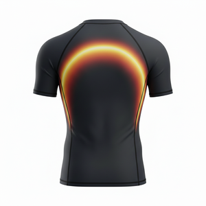 เสื้อรัดกล้ามเนื้อระบายอากาศ แห้งเร็ว ยืดหยุ่นได้ ผลิตจากโพลีเอสเตอร์ผสมสแปนเด็กซ์ ป้องกันรังสียูวี 50 สำหรับฝึกซ้อม MMA BJJ และกีฬาต่อสู้ - Product Image 3