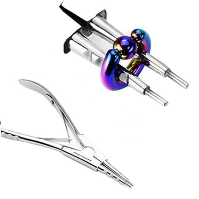 Wholesale Reverse Action Stainless Steel Ring Opening Pliers Double Spring All Sizes Available for Tattoo Shops Easy Use Durable
