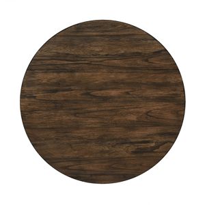 Modern <b>Farmhouse</b> Retro Design 45.7-inch <b>Round</b> <b>Dining</b> <b>Table</b> with 30-inch Shelf Height - Product Image 6