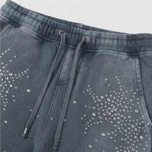 Survêtements d'hiver pour hommes à capuche, légers et les plus vendus, 100 % coton, style unique, strass, respirants et confortables - Product Image 4