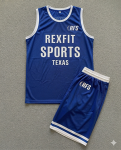 Uniformes de Baloncesto Personalizados Rexfit Sublimados, Tallas Grandes, Reversibles, para Hombre, Últimos Modelos de Conjuntos de Uniformes de Equipo de Baloncesto - Product Image 6