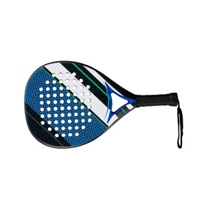 Raquetas de Pádel de Carbono con Logotipo Personalizado, Forma de Lágrima, Equilibrio de Tiempo y Peso, Marco de Aluminio, Red de Fibra, Diseños de Raquetas EVA Personalizados - Product Image 6