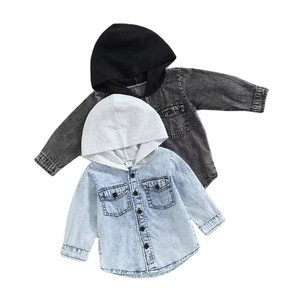 Oferta Especial: Chaquetas Vaqueras de Mezclilla para Niños y Niñas, Ropa de Abrigo para Otoño y Primavera - Product Image 1