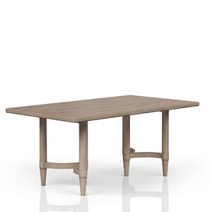 Tavolo da pranzo alto con finitura color sabbia - Product Image 3