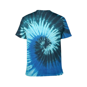 Camisetas Personalizadas para Hombre con Cuello Redondo y Tie Dye, con Logotipo, 100% Algodón, Alta Calidad, Transpirables, Manga Corta, Venta al Por Mayor, Ropa Casual de Verano - Product Image 1