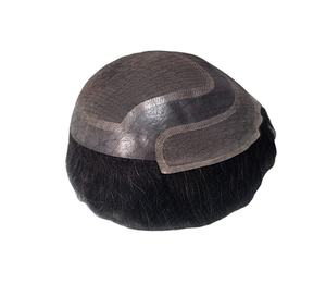 Toupee para Hombre Taz Hair, Peluca de Cabello Humano 100%, Densidad 60%-150%, Cabello Remy Indio, Resistente al Agua, Suave, Ondulado Profundo - Product Image 1