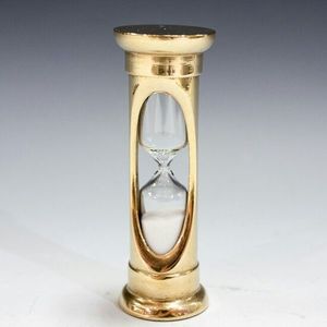High End Brass Sand <b>Timer</b> Elegant Handmade Decorative Hourglass Luxury Home Office Table Gift Display - Product Image 3