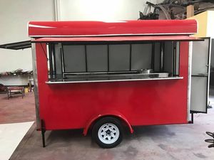 Compre un Remolque de Comida Móvil Usado de 12 pies Totalmente Equipado, Camioneta de Cocina Comercial, Camión de Comida Callejera para Catering - Product Image 2