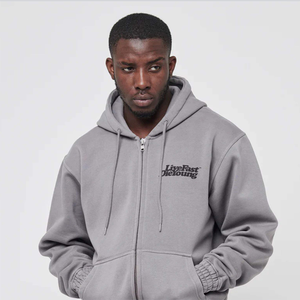 Sudaderas con capucha extragrandes para hombre, personalizadas, 500 GSM, 100% algodón, estilo urbano, gruesas, sin cordones, tejidas, mezcla de algodón directo - Product Image 2