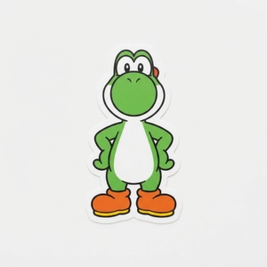Patch thermocollant personnalisé de qualité supérieure, personnage Yoshi vert, en feutre non tissé gaufré 3D, pour cadeaux - Product Image 1