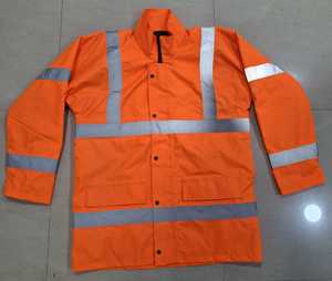 เสื้อกั๊กนิรภัยกันน้ำ Hualing Custom Hi Vis ANSI Class 2 สีเหลืองสะท้อนแสงแบบตาข่ายสำหรับงานก่อสร้าง - Product Image 2
