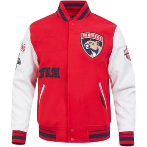 Chaqueta Varsity Premium al por Mayor, Chaqueta Bomber Personalizada con Letras Universitarias, Ropa Urbana, Parches Bordados OEM, Logotipo Personalizado - Product Image 3
