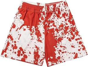 Shorts de basketball vintage pour hommes avec technologie anti-humidité, respirants et infroissables, imprimés numériquement - Product Image 4