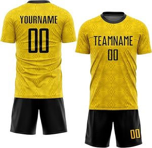 Camiseta de Fútbol Sublimada Personalizada Alligator para Hombre, Manga Corta, Cuello Redondo, Absorbe la Humedad, Verde y Negro, Ropa Deportiva de Equipo - Product Image 4