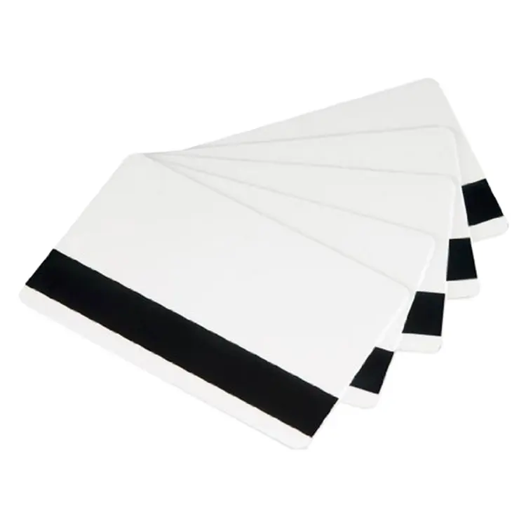 접근 제어 시스템 용 플라스틱 PVC 카드 흰색 빈 Hi-Co 마그네틱 스트라이프